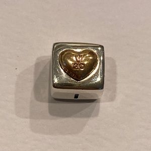 NWT PANDORA 20TH ANNIVERSARY DICE W/GOLD
